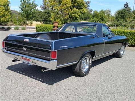 1968 Chevrolet El Camino SS 396 4 Speed Triple Black Air Conditioning