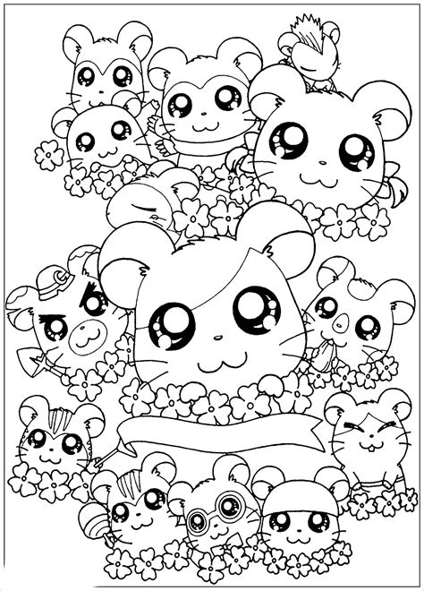 Beau De Coloriage Kawaii Manga Collection Coloriage