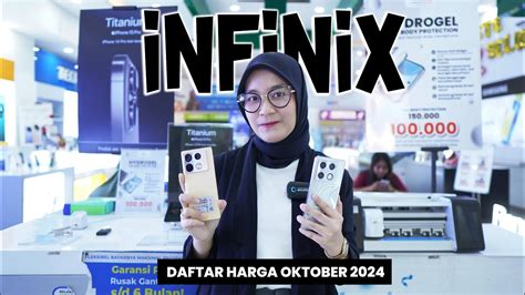 UPDATE DAFTAR HARGA INFINIX OKTOBER 2024 YouTube