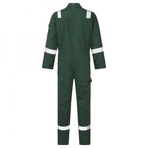 Portwest FR50 Green Flame Resistant Anti Static Coverall 350g Regus