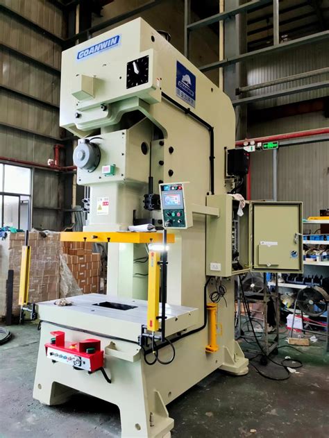 80 Ton C Frame Single Crank Stamping Power Press For Metal Sheet