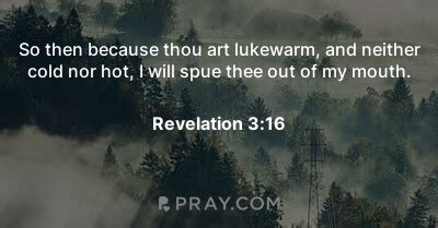 Revelation So Then Because Thou Art Lukewarm And Neither Cold