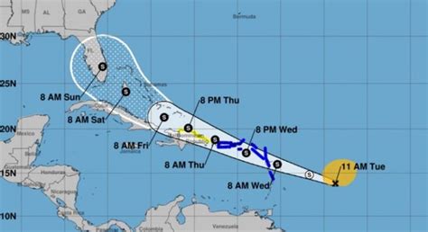 Potencial Cicl N Tropical Podr A Afectar Costa Norte De Cuba Y Sur De