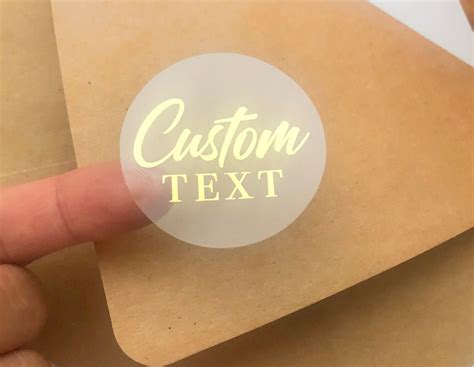 Custom Gold Foil Stickers Foiled Wedding Favor Stickers Custom Stickers