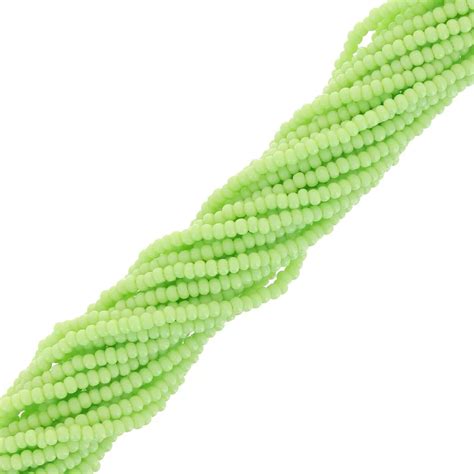 Charlottes Preciosa 11 0 Opaque Vert Clair X20g Perles Co