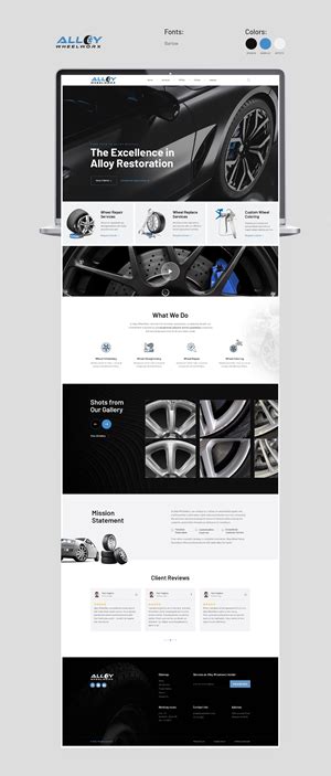 Bold Professional Alloy Wheel Repair Web Design For A Company By Pb