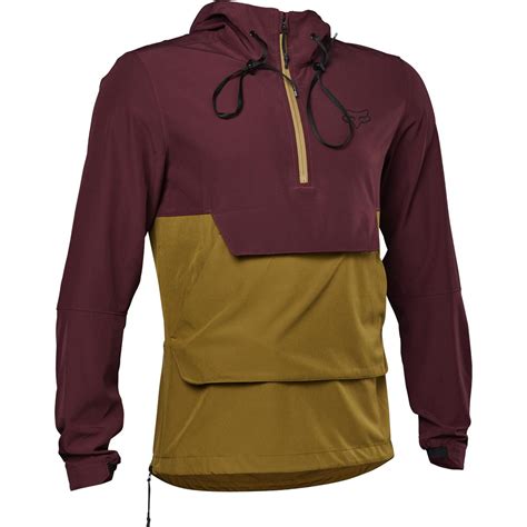 Fox Maglia Mtb Manica Lunga Ranger Wind Pullover Dark Maroon Maciag