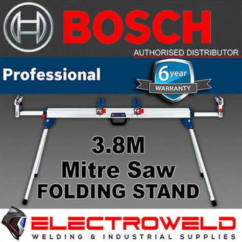 Bosch 3 8M Mitre Saw Stand Folding Leg Rapid Release Work Bench