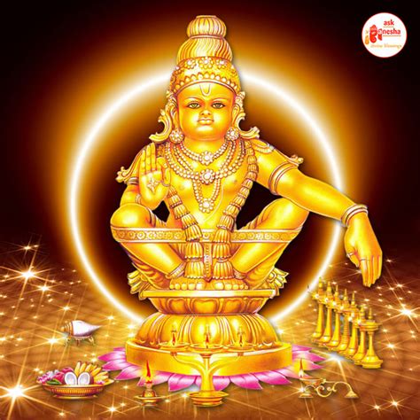 Ayyappan - Hindu God and the son of Lord Harihara | AskGanesha.com