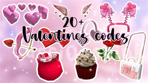 Valentines Accessories Codes For Roblox Bloxburg Youtube