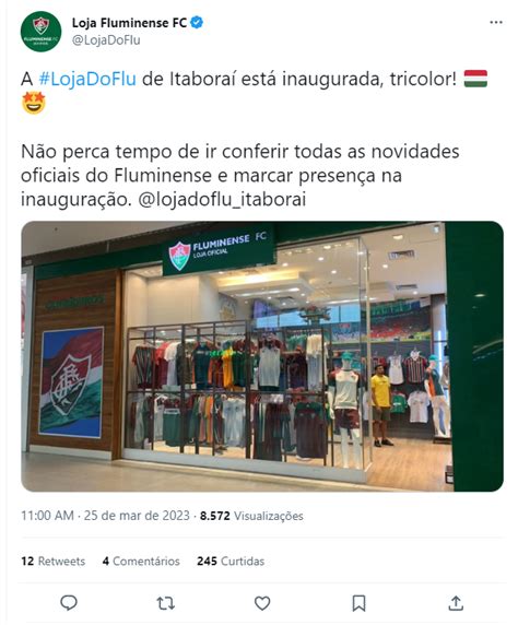 Fluminense Inaugura Nova Loja Oficial Fluminense Ltimas Not Cias