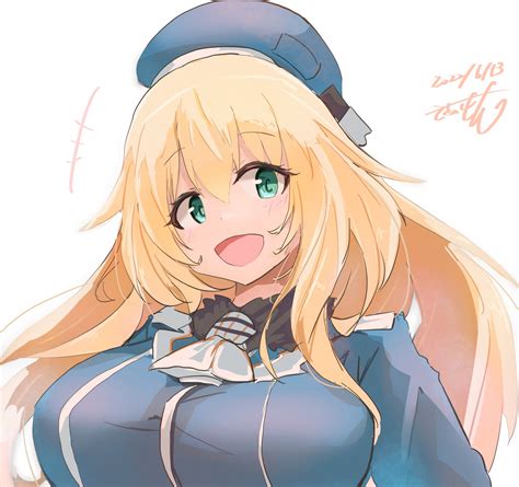 обои аниме Аниме девушки Коллекция Kantai Atago Kancolle длинные волосы блондинка буфера