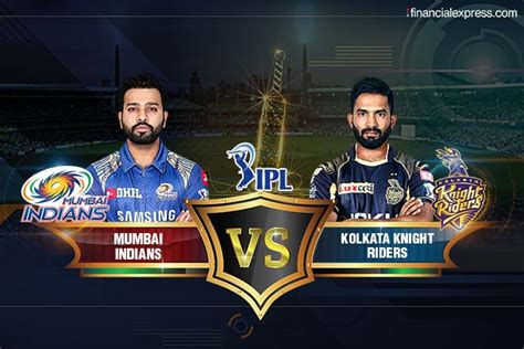 Ipl Match Score Mi Vs Kkr Mumbai Indians Vs Kolkata Knight Riders