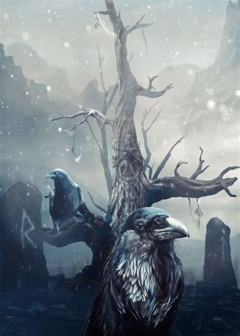 Huginn And Muninn Art