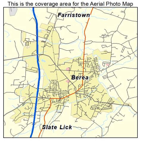 Aerial Photography Map of Berea, KY Kentucky