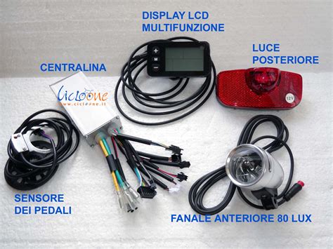 Centralina 36 48V 18A 20A Set Con Luci E Display LCD Cicloone