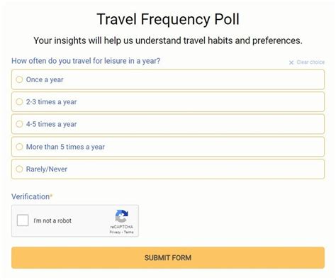 Travel Inquiry Form Template Free Formbuilder