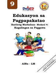 Esp Q Mod Pages Deleted Pdf Edukasyon Sa Pagpapakatao