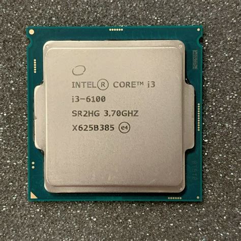 Intel i3-6100 3.7GHz 3M Socket LGA 1151 (SR2HG) Desktop Processor ...