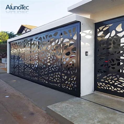 AlunoTec Aluminium Alloy CNC Laser Cut Metal Screens Outdoor Panel