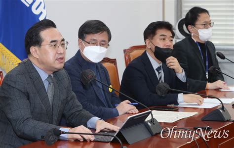 박홍근 더불어민주당 원내대표가 19일 서울 여의도 국회 오마이포토