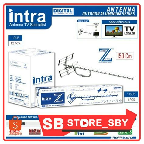 Jual Antena Tv Digital Intra Zeus Outdoor Shopee Indonesia