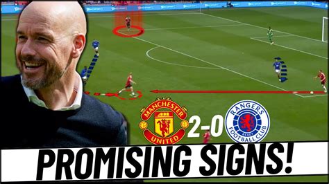 What We Learned From Manchester Uniteds 2 0 Win Over Rangers Youtube