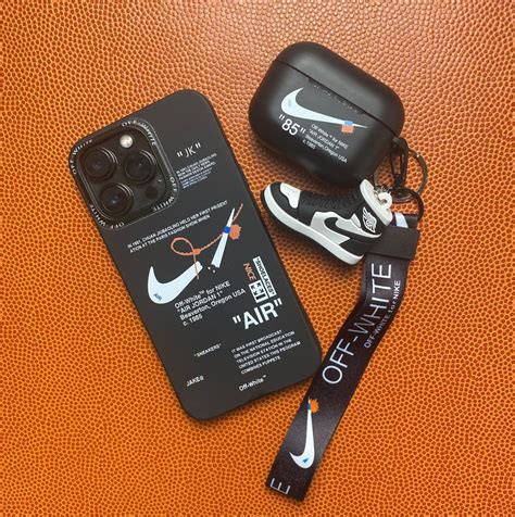 Nike Off White Full Set Case Sneaker Keychain Lanyard For Iphone X