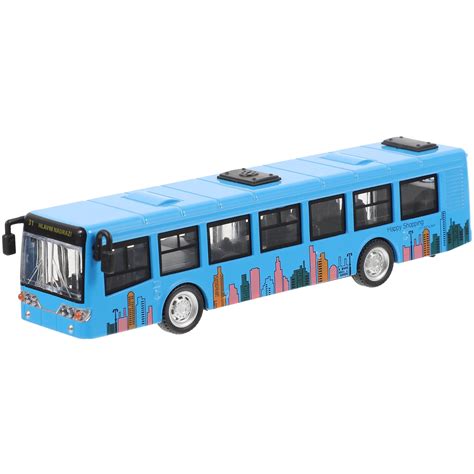 Bus Model Childrens Toys City Bus Pull Back Toys Toys for Boys City Bus ...