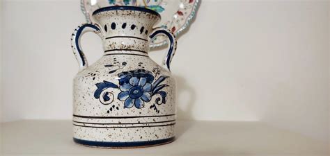 Deruta Ceramic Pitcher Vintage Etsy Brocca Ceramica Vintage