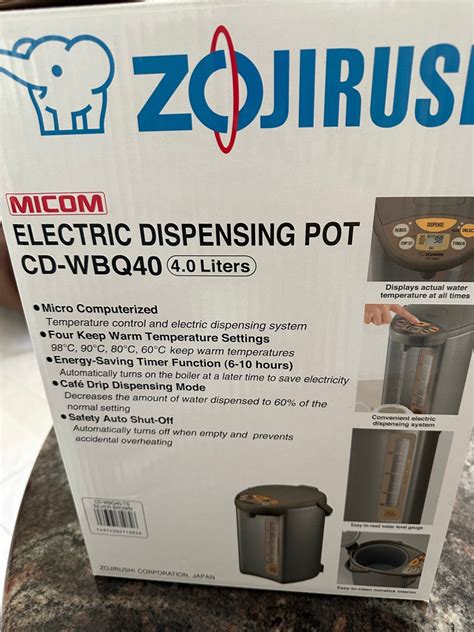 Brand New Zojirushi Water Boilerdispenser Tv And Home Appliances