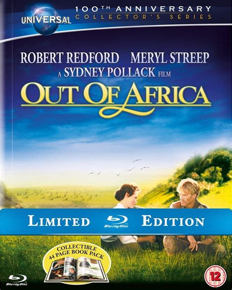 Out Of Africa Blu Ray Digibook Limited Edition Fílmico