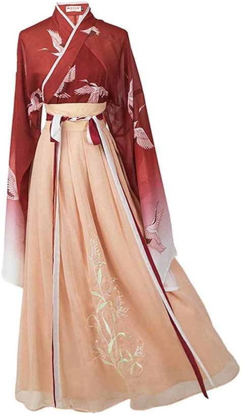 HonorBoard Vestido Tradicional Chino Hanfu Para Mujer Antiguo Traje