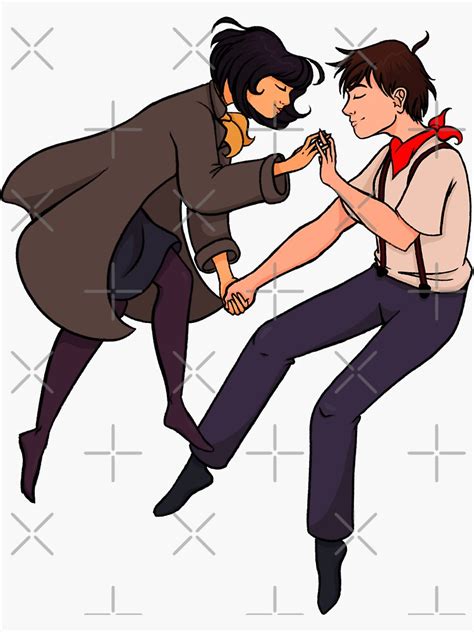 "Hadestown Orpheus and Eurydice" Sticker by MaeleaTan | Redbubble