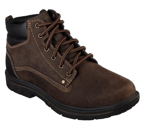 Relaxed Fit Segment Garnet Skechers Relaxed Fit Mens Skechers Casual Ankle Boots