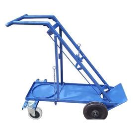 Mild Steel Double Gas Cylinder Trolley Manufacturer Seller In