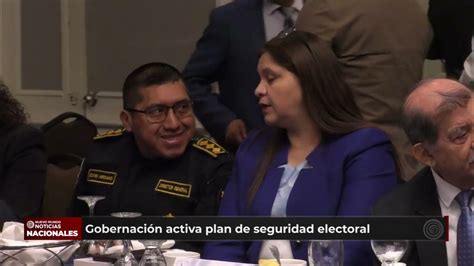 Autoridades Afinan Detalles Del Plan Se Seguridad Para Las Elecciones