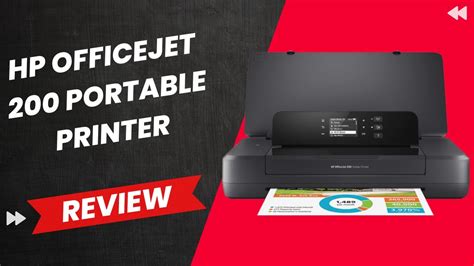 Portable Printing Hp Officejet 200 Portable Printer Review Youtube