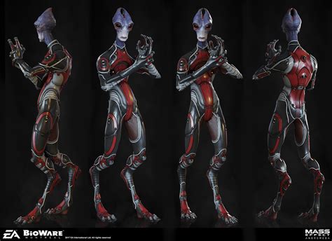 Mass Effect Andromeda Salarian Under Armor Zbrush On Behance