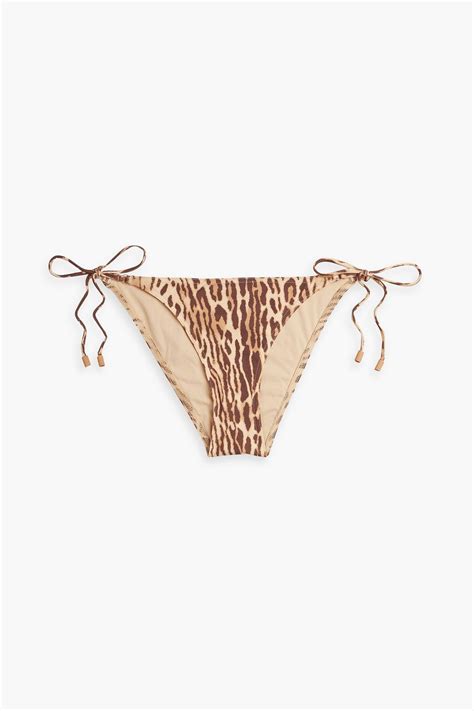 ZIMMERMANN Leopard Print Low Rise Bikini Briefs THE OUTNET