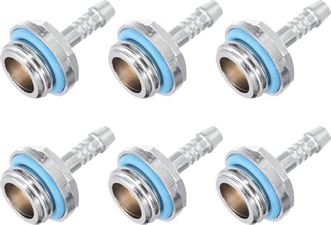 Meccanixity Hose Barb Fittings G1 4 X 5mm Thread Male Brass Pipe Fitting Adapter For