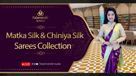 Matka Silk Chiniya Silk Sarees Collection Whatsapp Number