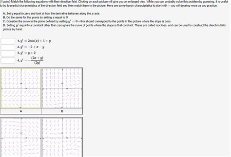 Solved Point Match The Following Equations With Their Chegg