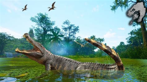 The Isle Evrima Vida De Deinosuchus Nilo Surpresa No Rio Grande