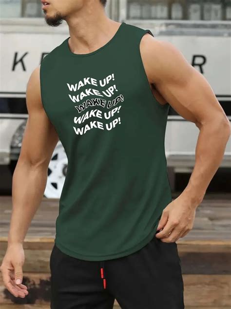 Wake Print Summer Mens Quick Dry Moisture Wicking Temu Canada