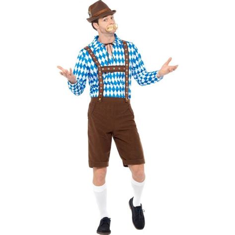 Déguisement Tyrolien Oktoberfest bleu pour homme Achat en ligne