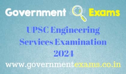 UPSC Engineering Services Examination 2024