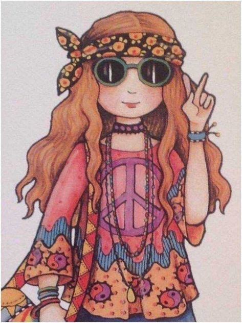 50 Ideas De Hippies Hippies Dibujo Hippie Paz Hippie