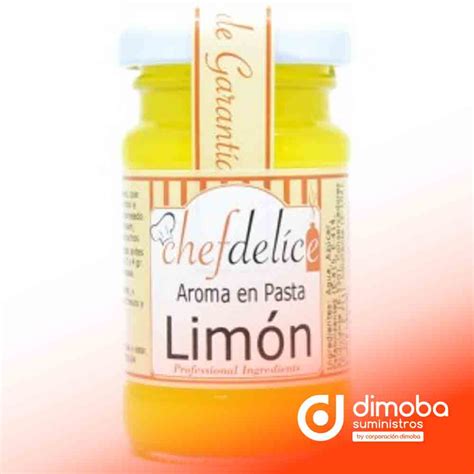 Aroma En Pasta Limón 50 Gr Chefdelice Dimoba Suministros