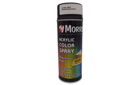 Spray Vopsea Negru RAL 9005 Semi Mat Morris 400 Ml A Arhivat